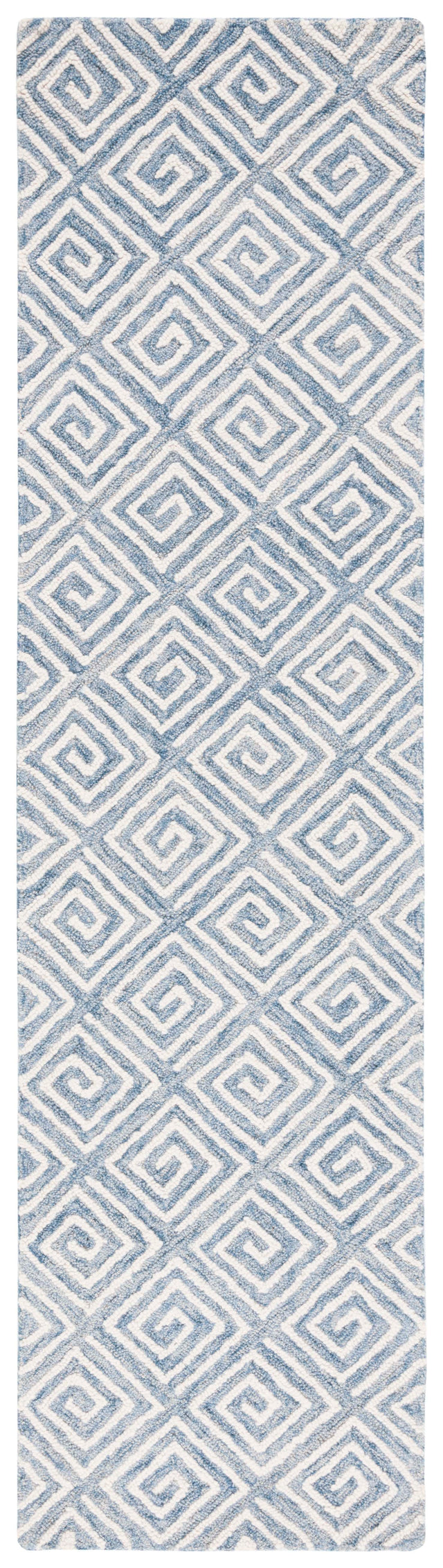 Safavieh Metro Met455L Light Blue/Ivory Rug.