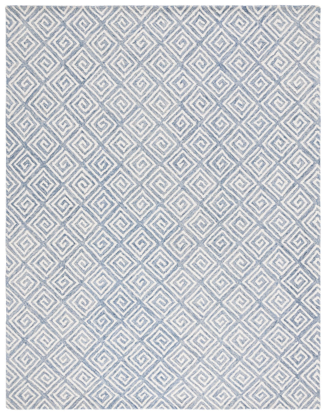 Safavieh Metro Met455L Light Blue/Ivory Rug.