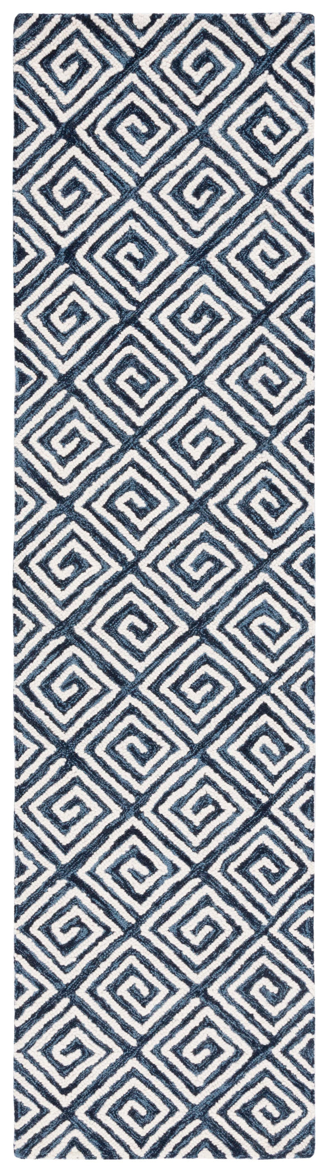 Safavieh Metro Met455N Navy/Ivory Rug.