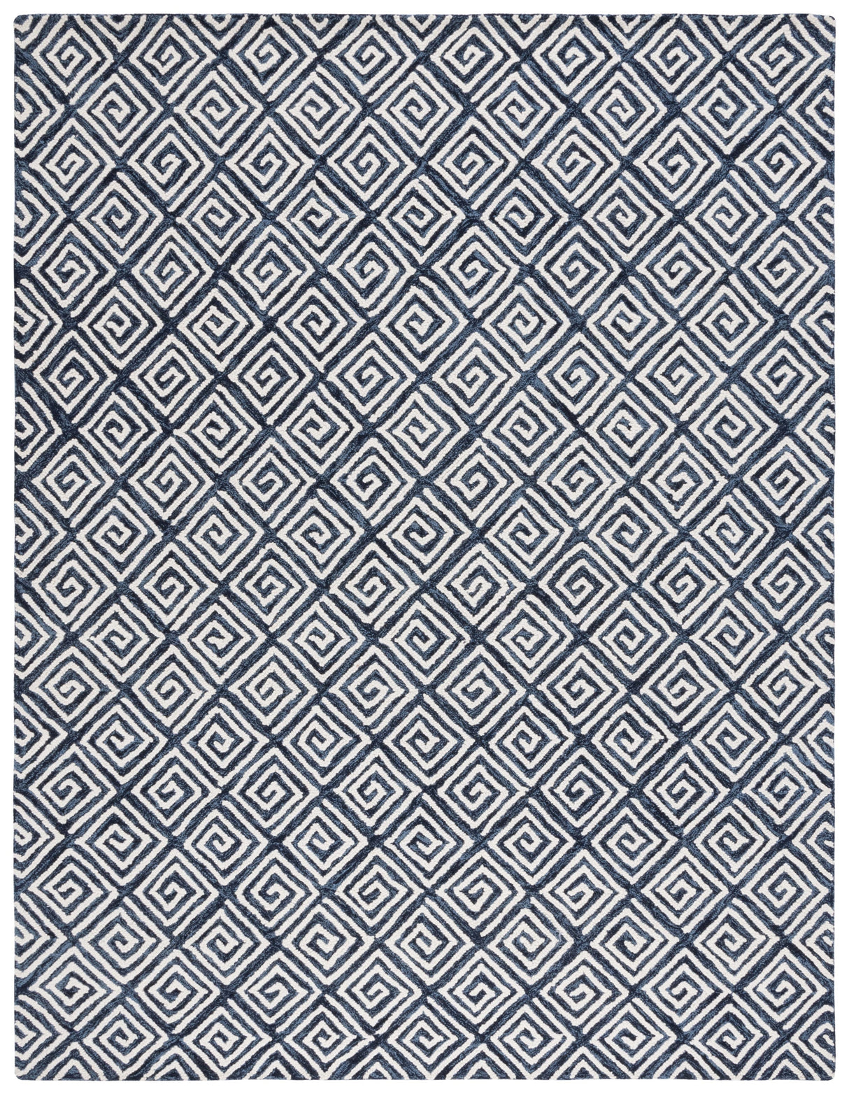 Safavieh Metro Met455N Navy/Ivory Rug.