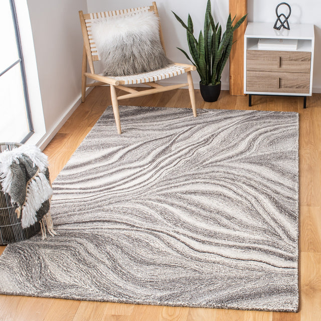 Safavieh Metro Met505H Ivory/Dark Grey Rugs.