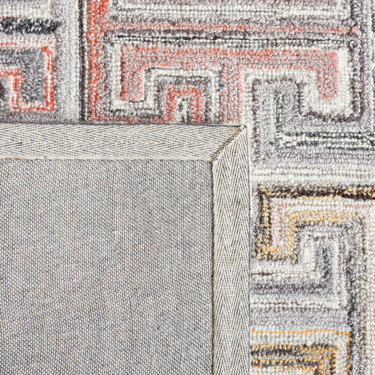 Safavieh Metro Met551F Grey/Rust Rug.