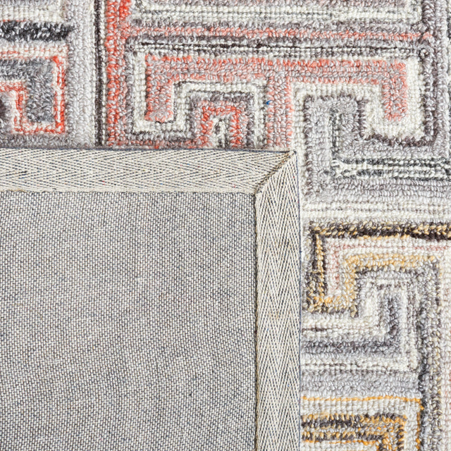 Safavieh Metro Met551F Grey/Rust Rug.
