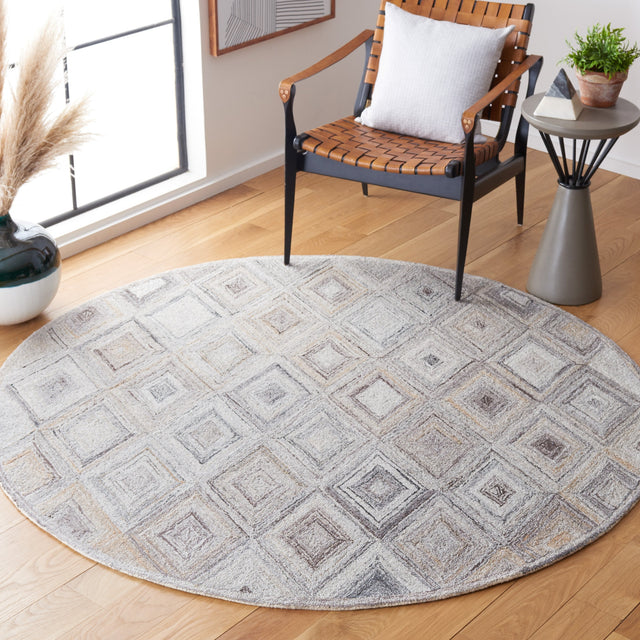 Safavieh Metro Met552F Grey/Light Brown Rug.
