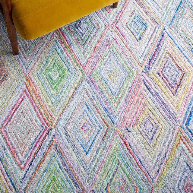 Safavieh Metro Met552M Blue/Green Rug.