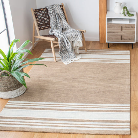 Safavieh Metro Met602T Brown/Ivory Rugs.