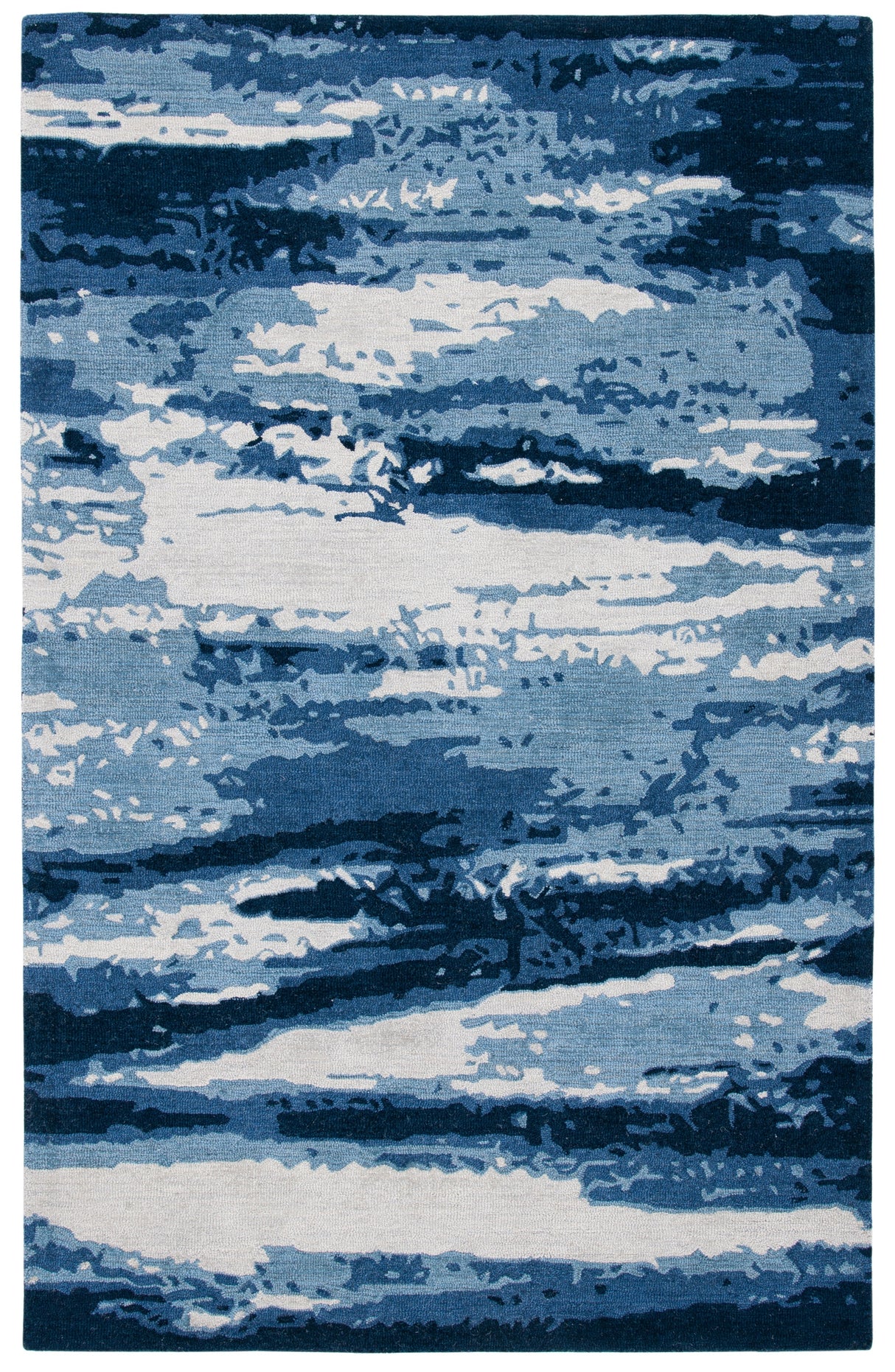 Safavieh Metro Met650M Blue/Ivory Rug.