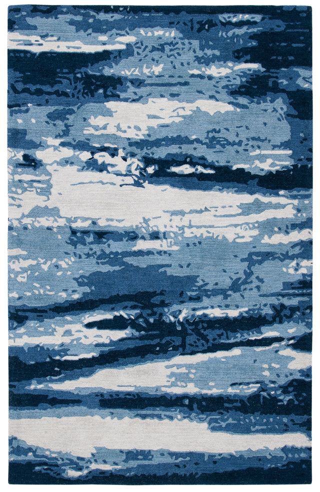 Safavieh Metro Met650M Blue/Ivory Rug.