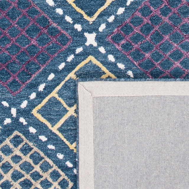 Safavieh Metro Met703M Blue/Yellow Rugs.