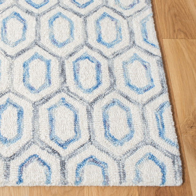 Safavieh Metro Met704A Ivory/Blue Rug.