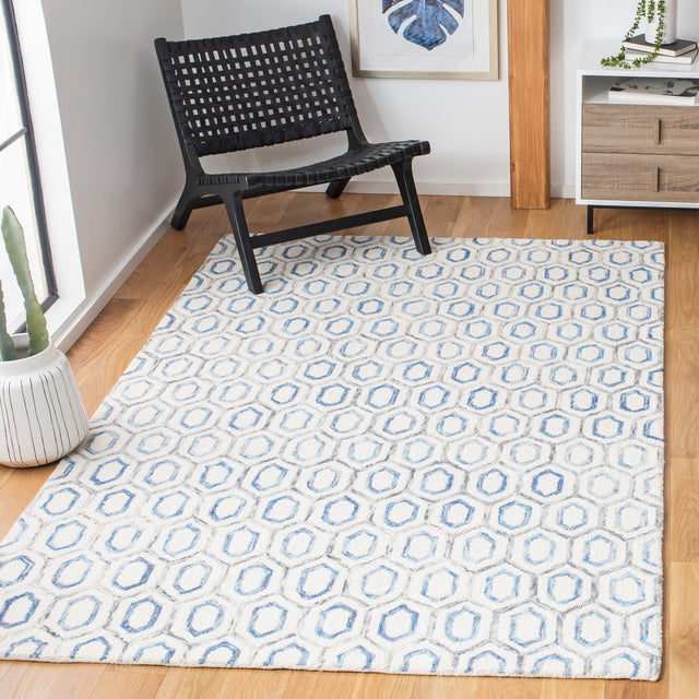 Safavieh Metro Met704A Ivory/Blue Rug.