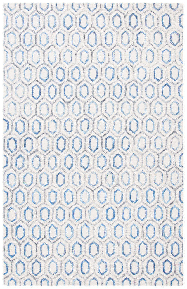 Safavieh Metro Met704A Ivory/Blue Rug.