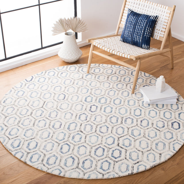 Safavieh Metro Met704A Ivory/Blue Rug.