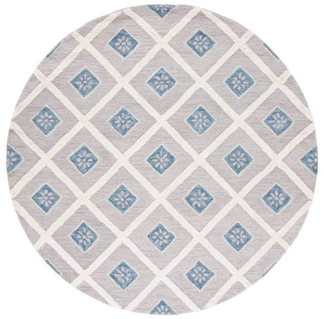 Safavieh Metro Met705L Blue/Ivory Rug.