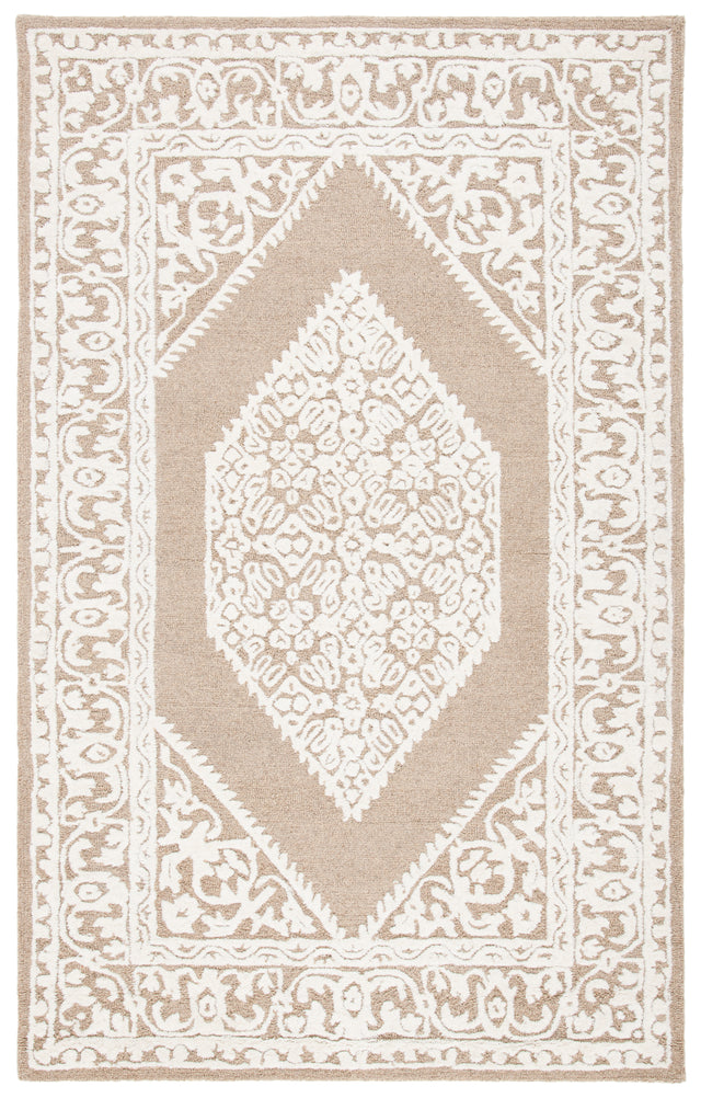 Safavieh Metro Met706T Ivory/Brown Rug.