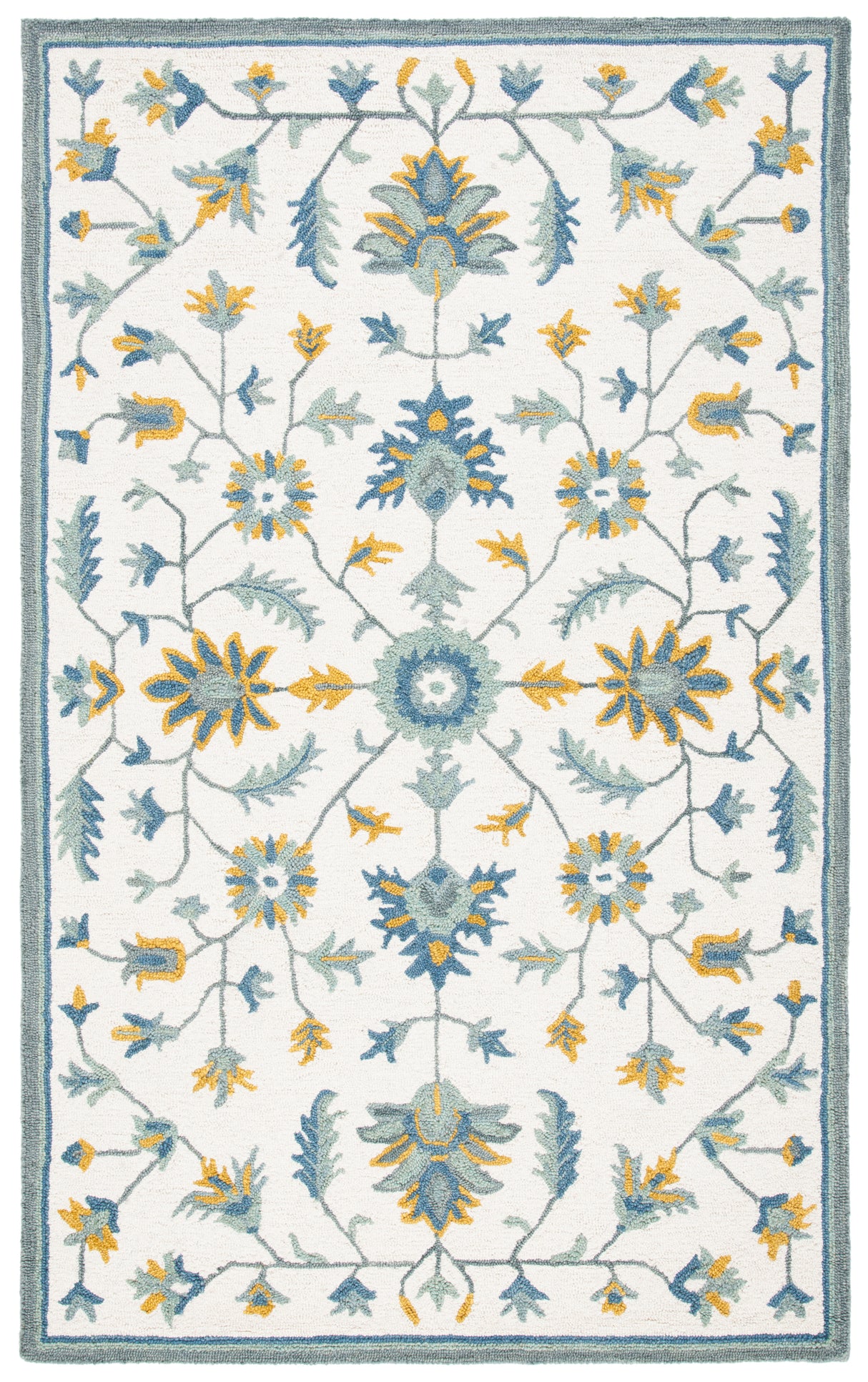 Safavieh Metro Met707L Ivory/Blue Rug.
