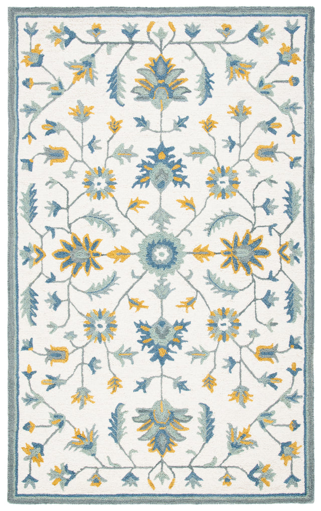 Safavieh Metro Met707L Ivory/Blue Rug.