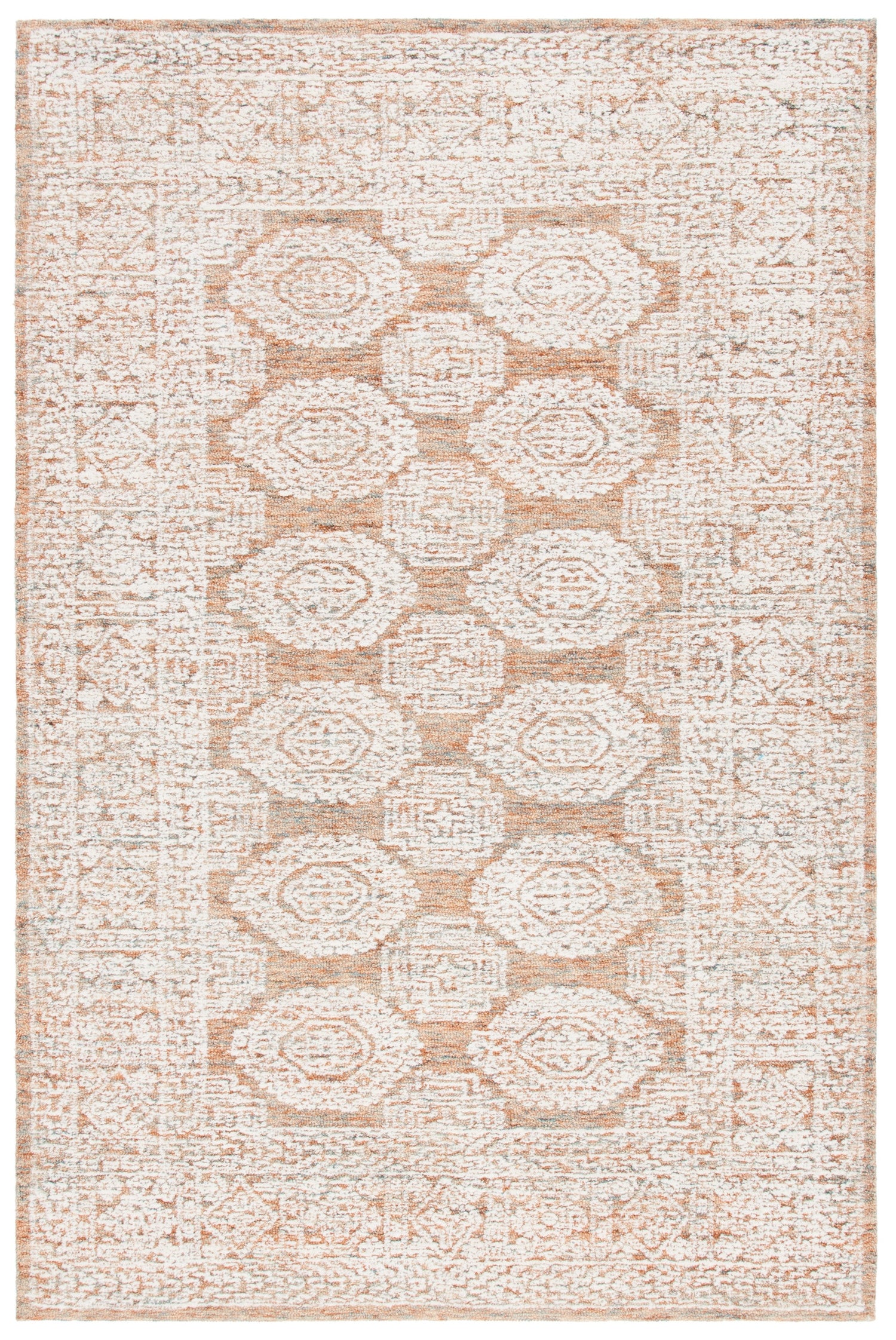 Safavieh Metro Met803P Natural/Rust Rugs.