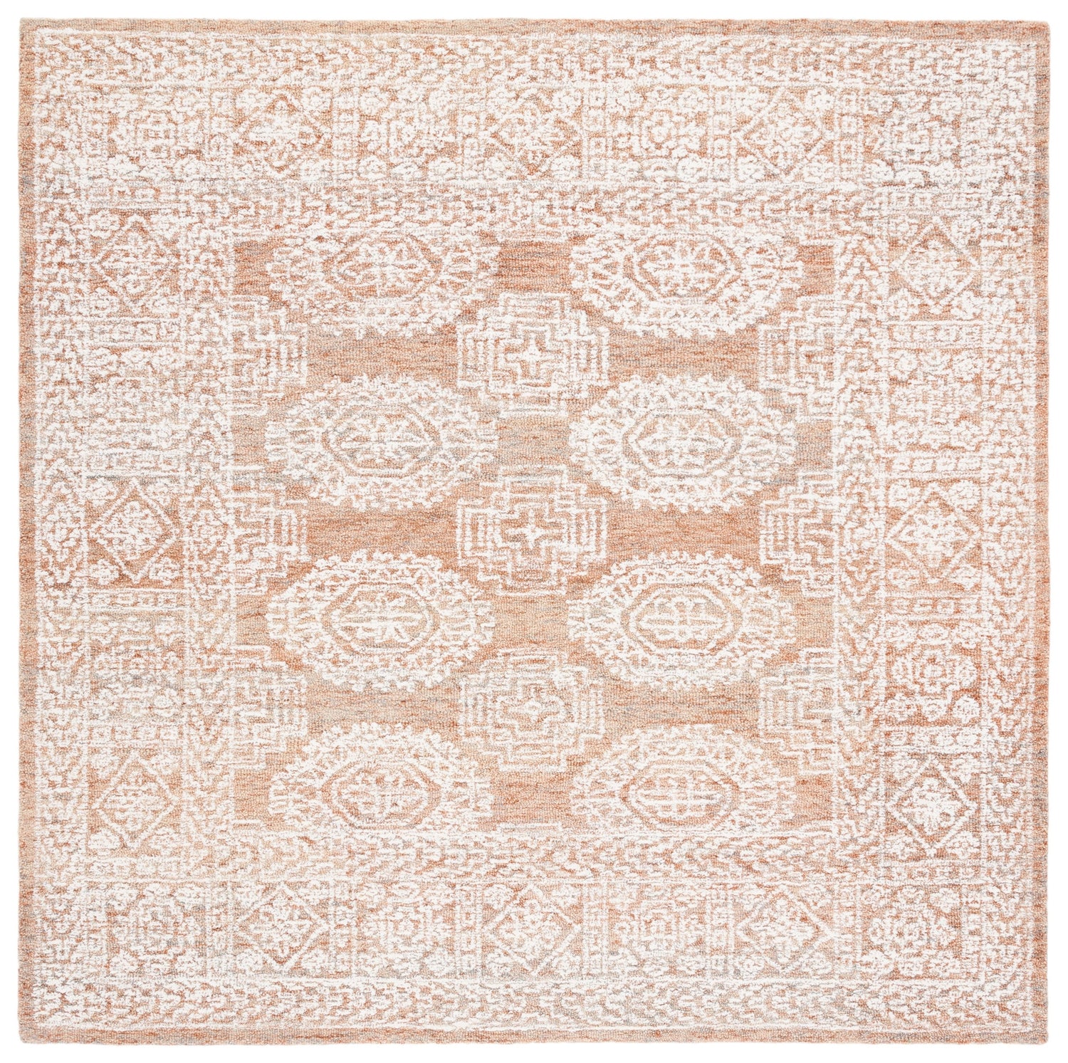 Safavieh Metro Met803P Natural/Rust Rugs.