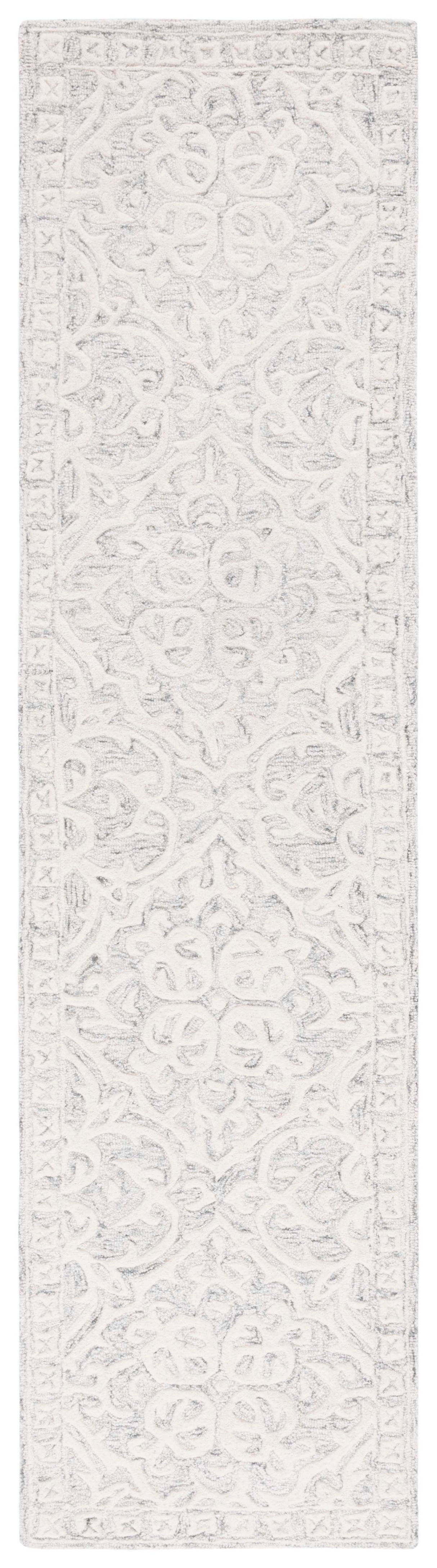 Safavieh Metro Met857F Silver/Ivory Rug.