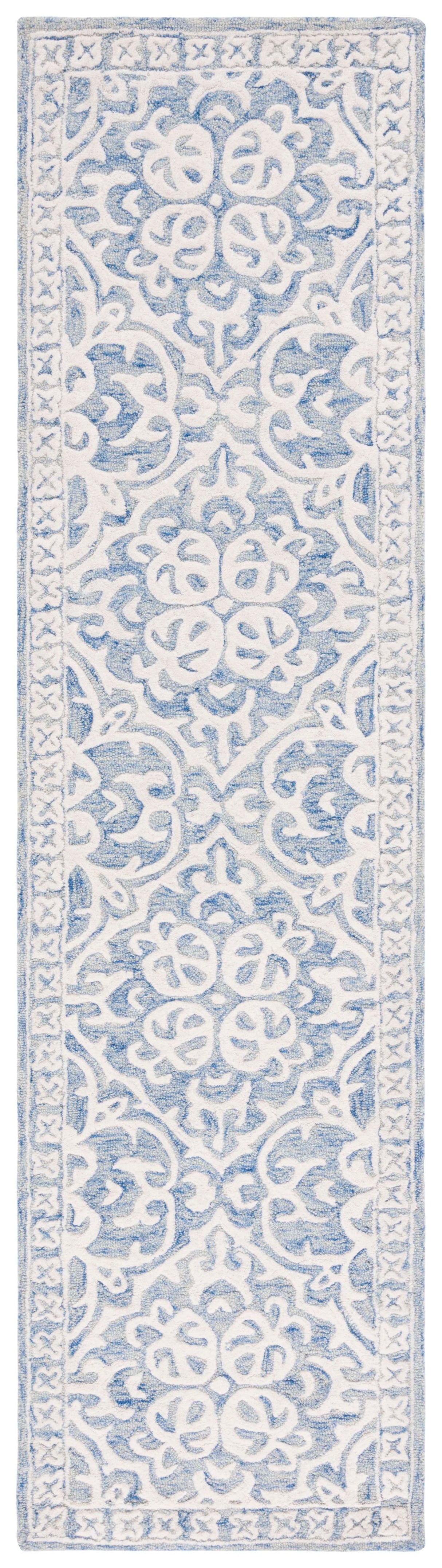Safavieh Metro Met857M Blue/Ivory Rug.