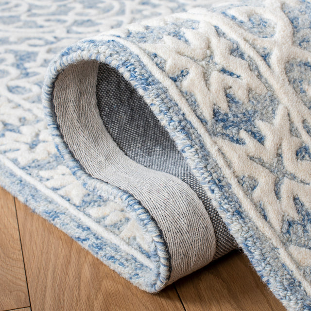 Safavieh Metro Met857M Blue/Ivory Rug.