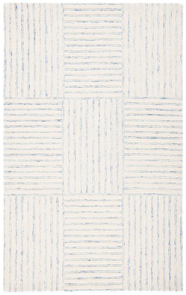 Safavieh Metro Met858M Blue/Ivory Rug.