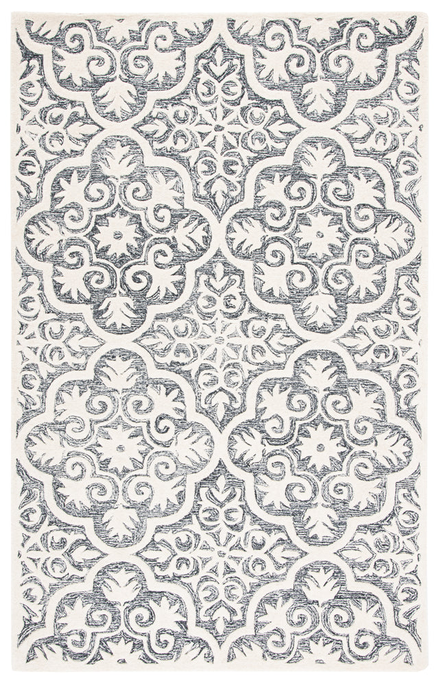 Safavieh Metro Met859Z Black/Ivory Rug.