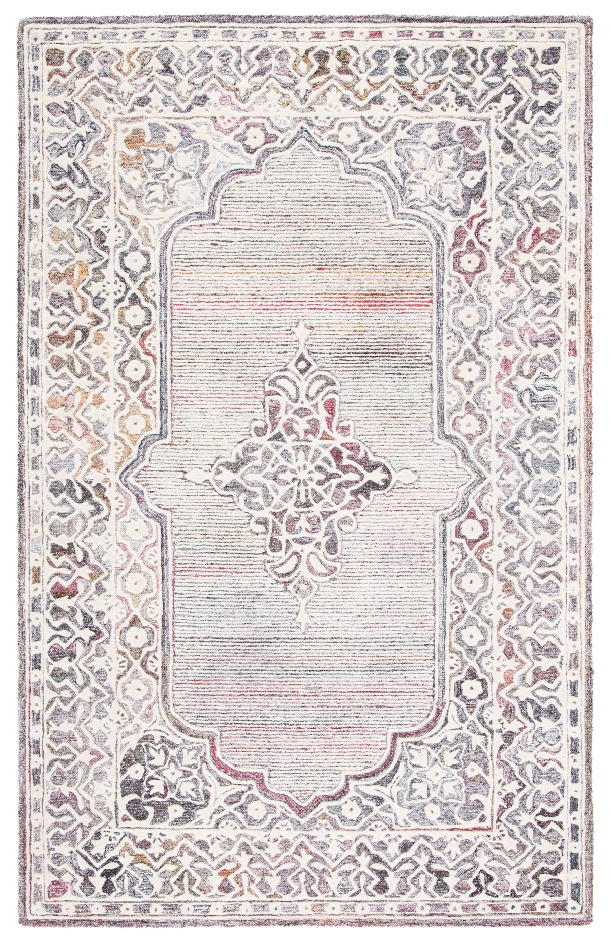 Safavieh Metro Met861Q Red/Ivory Rug.