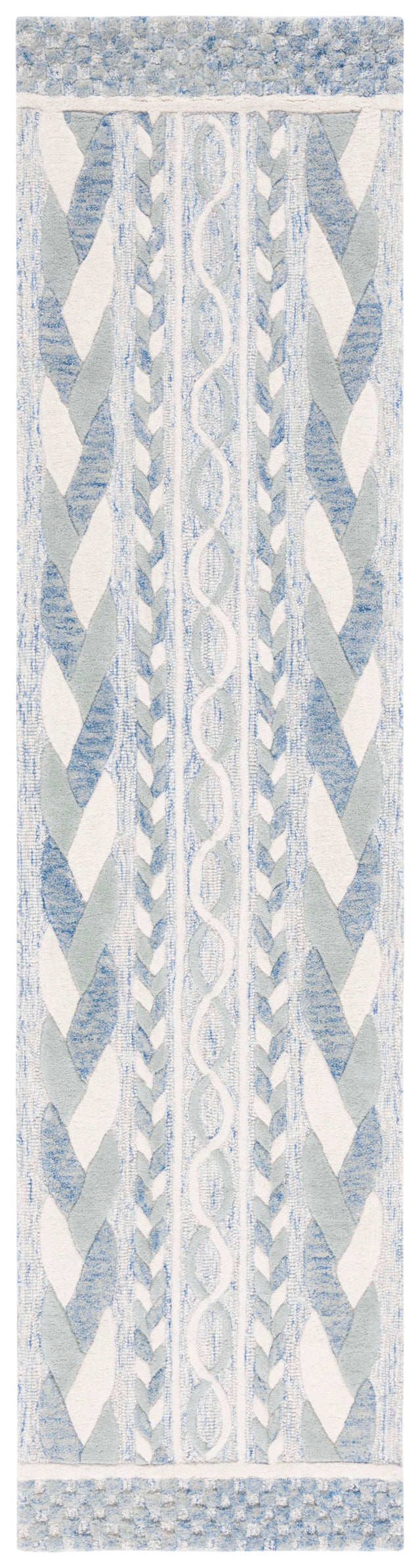 Safavieh Metro Met863M Blue/Ivory Rug.