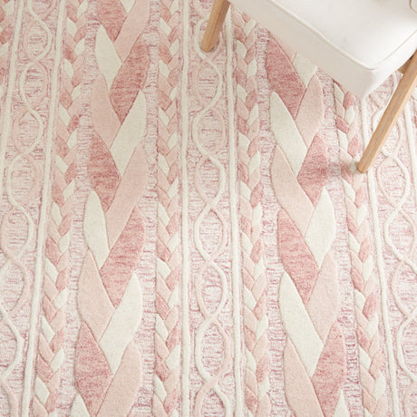 Safavieh Metro Met863U Pink/Ivory Rug.