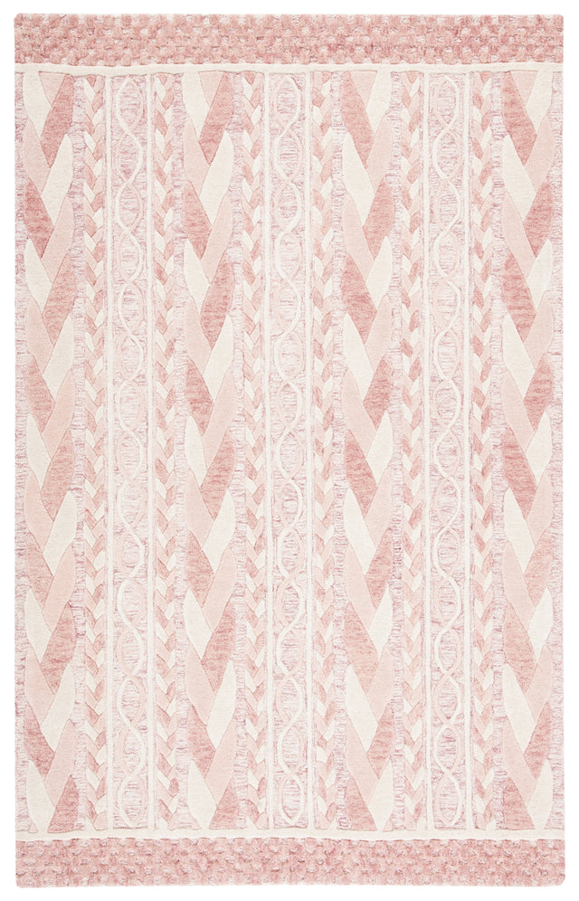 Safavieh Metro Met863U Pink/Ivory Rug.