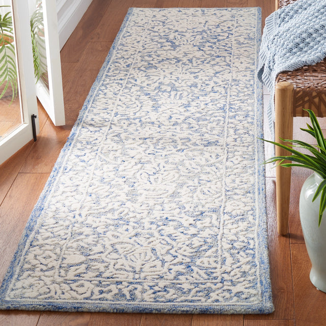 Safavieh Metro Met864M Blue/Ivory Rug.