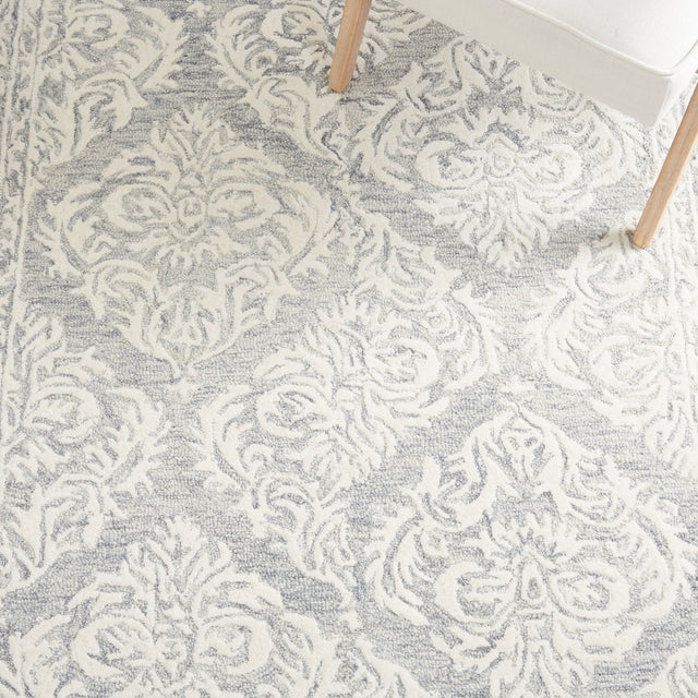 Safavieh Metro Met865H Dark Grey/Ivory Rug.