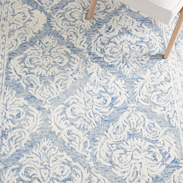 Safavieh Metro Met865M Blue/Ivory Rug.