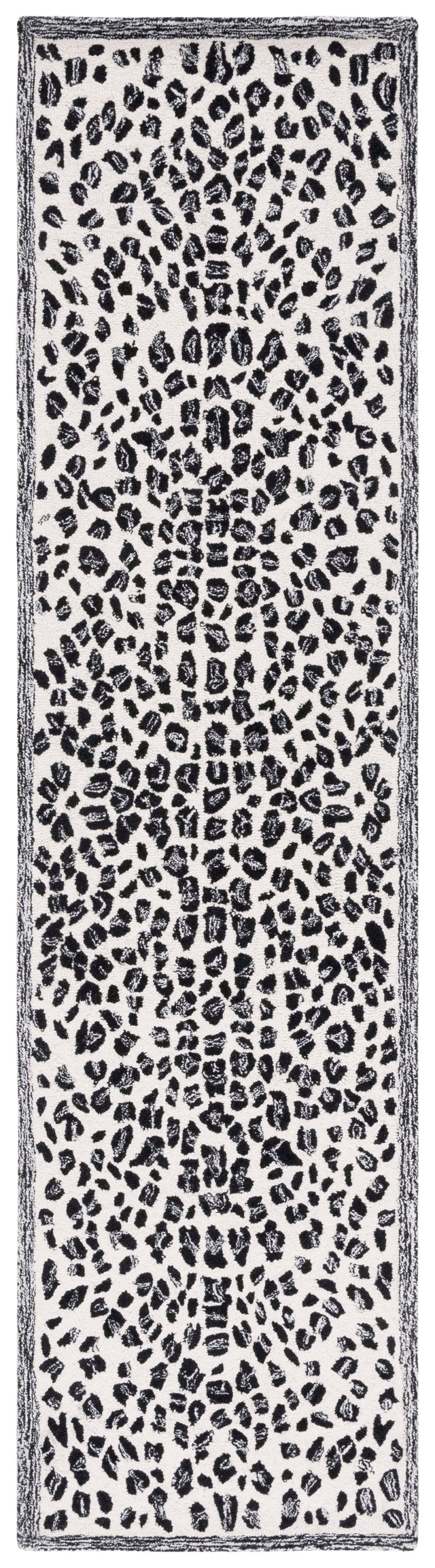 Safavieh Metro Met868Z Black/Ivory Rug.