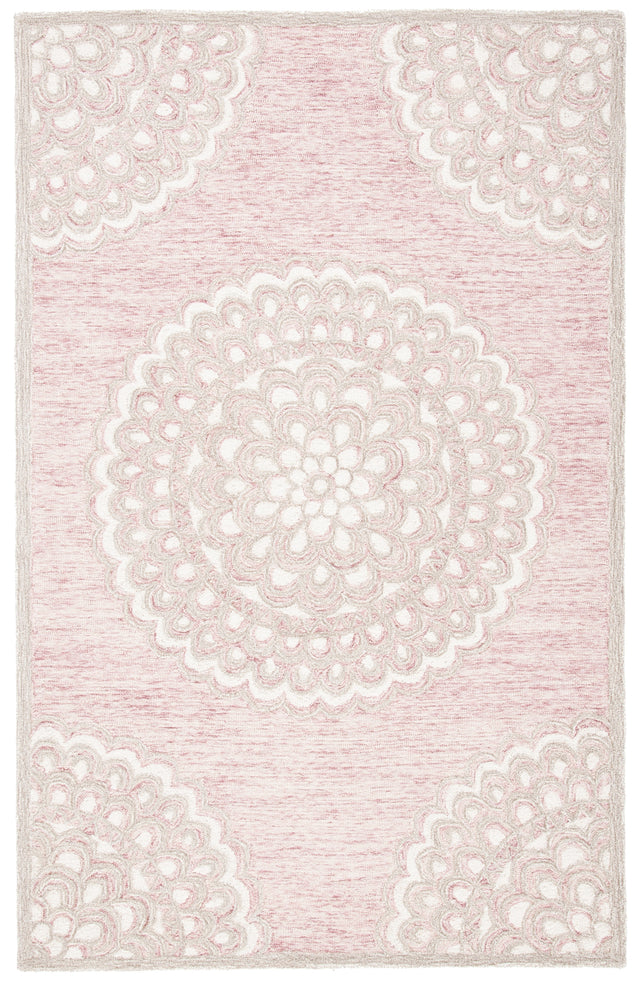 Safavieh Metro Met901U Dark Pink/Ivory Rug.