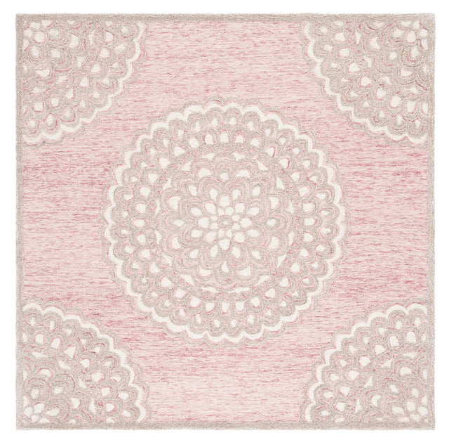 Safavieh Metro Met901U Dark Pink/Ivory Rug.