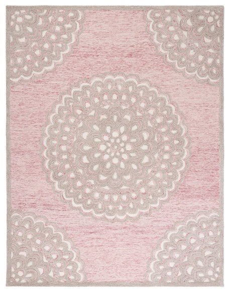 Safavieh Metro Met901U Dark Pink/Ivory Rug.