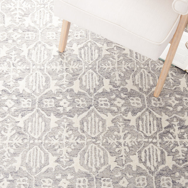 Safavieh Metro Met903H Dark Grey/Ivory Rug.