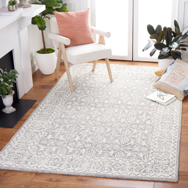 Safavieh Metro Met903H Dark Grey/Ivory Rug.