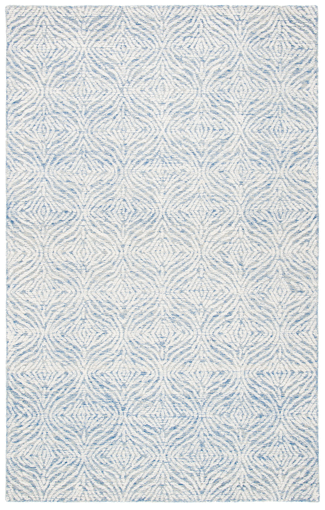 Safavieh Metro Met904M Blue/Ivory Rug.