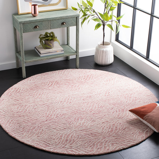 Safavieh Metro Met904U Dark Pink/Ivory Rug.