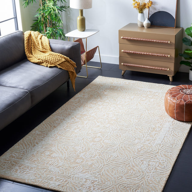 Safavieh Metro Met905D Gold/Ivory Rug.
