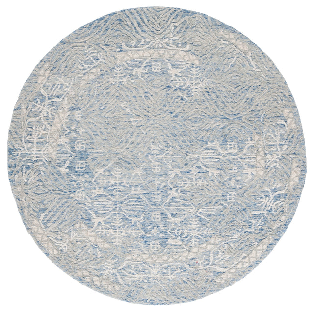 Safavieh Metro Met905M Blue/Ivory Rug.