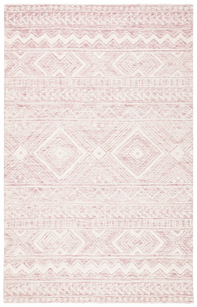 Safavieh Metro Met906U Dark Pink/Ivory Rug.