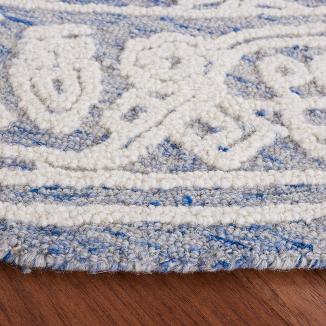 Safavieh Metro Met907M Blue/Ivory Rug.