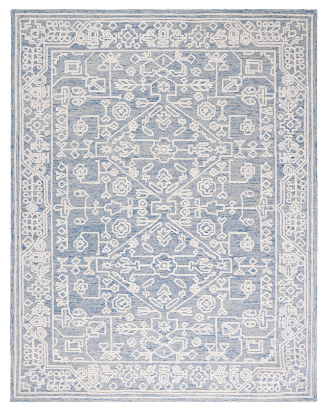 Safavieh Metro Met907M Blue/Ivory Rug.