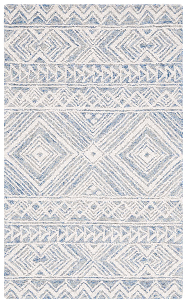 Safavieh Metro Met908M Blue/Ivory Rug.