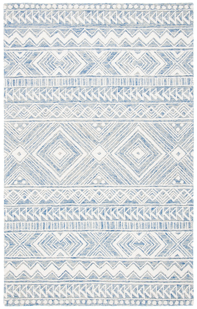 Safavieh Metro Met908M Blue/Ivory Rug.
